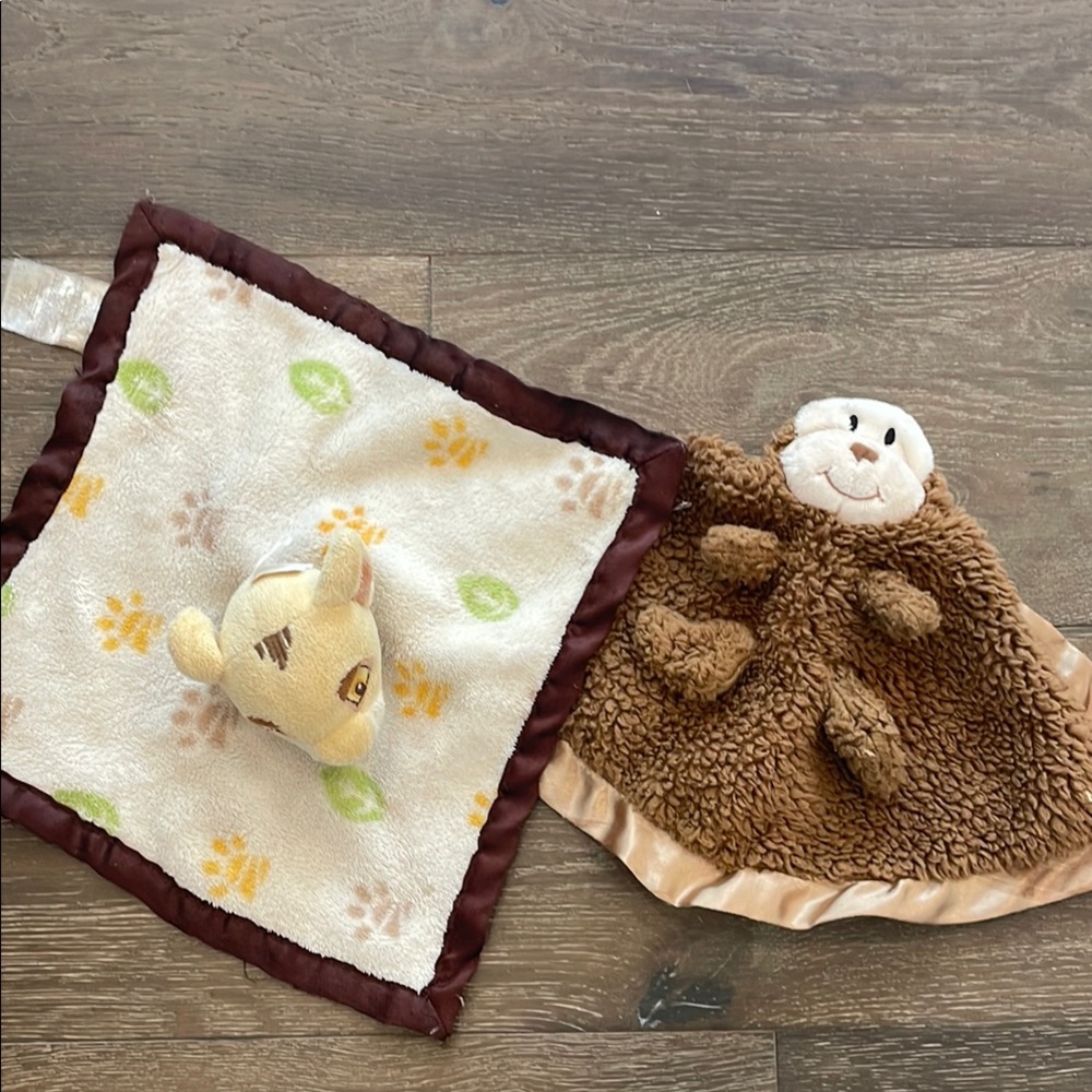 Plush Animal Security Blankets